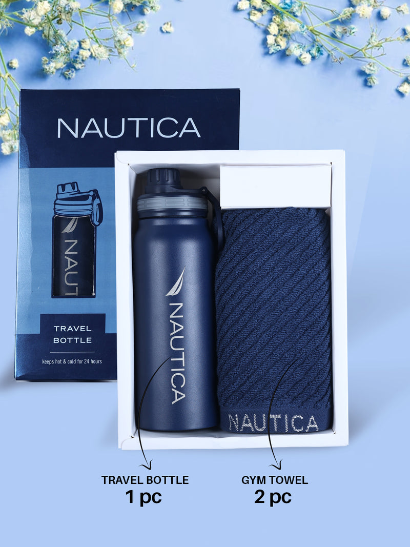 Pure Hydrate Insulated Water Bottle <small> (solid-navy)</small>