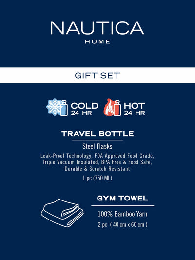 Pure Hydrate Insulated Water Bottle <small> (solid-navy)</small>