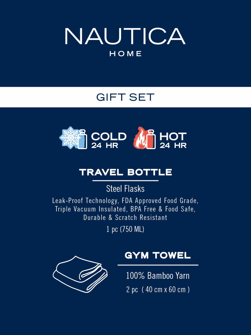 Pure Hydrate Insulated Water Bottle <small> (solid-navy)</small>