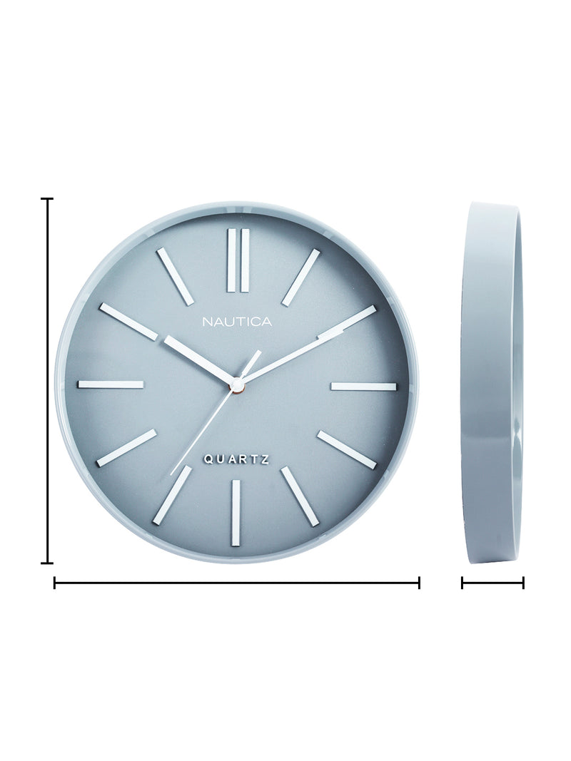 Modern Wall Clock For Latest Stylish Home With Quartz Silent Sweep Technology <small> (solid matt-grey)</small>