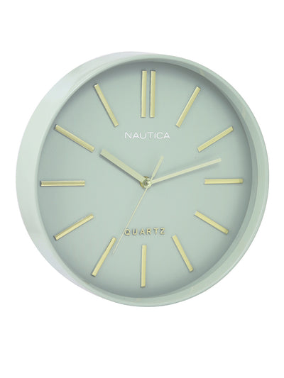 Modern Wall Clock For Latest Stylish Home With Quartz Silent Sweep Technology <small> (solid matt-green)</small>