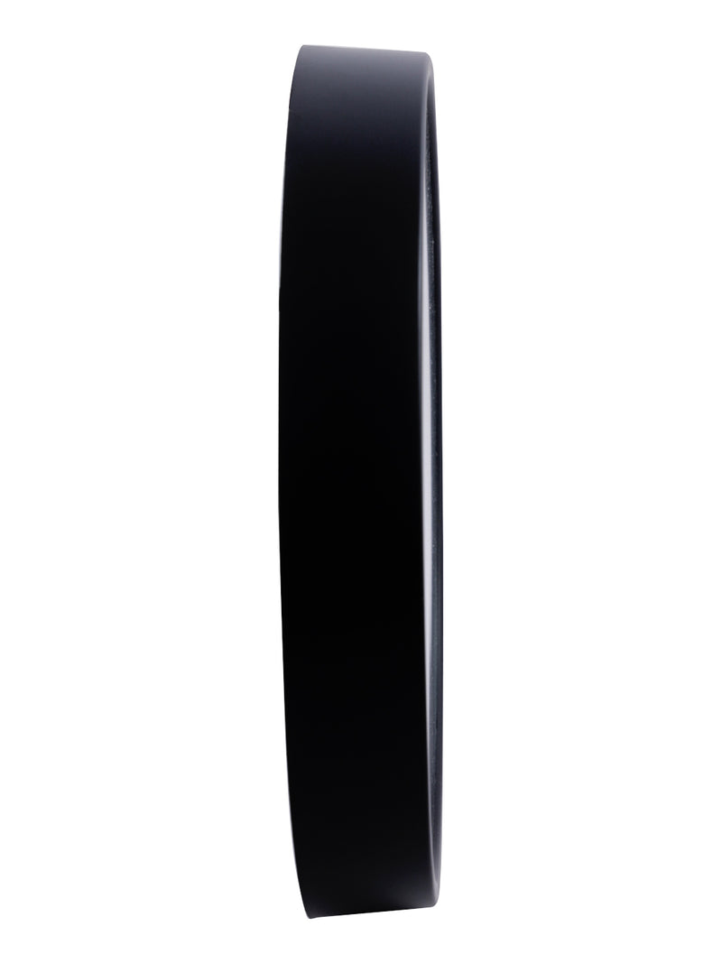 Modern Wall Clock For Latest Stylish Home With Quartz Silent Sweep Technology <small> (solid matt-black)</small>