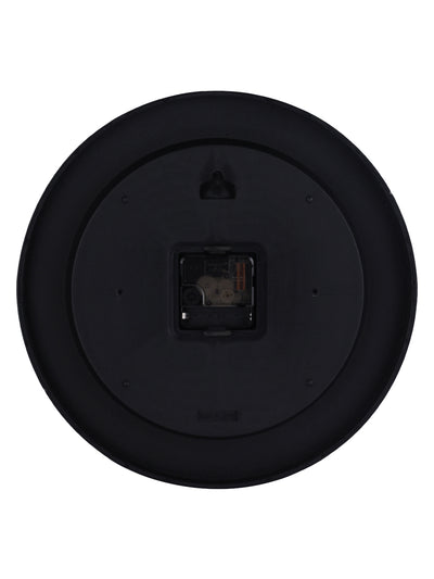 Modern Wall Clock For Latest Stylish Home With Quartz Silent Sweep Technology <small> (solid matt-navy/black)</small>