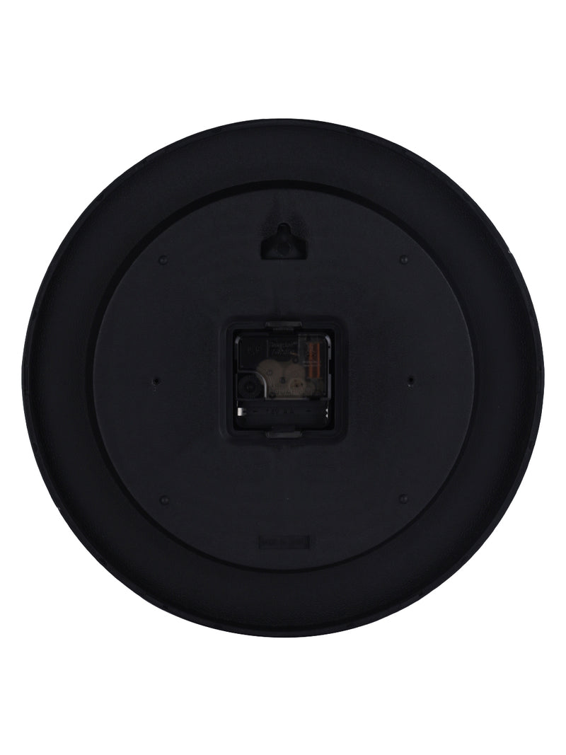 Modern Wall Clock For Latest Stylish Home With Quartz Silent Sweep Technology <small> (solid matt-navy/black)</small>