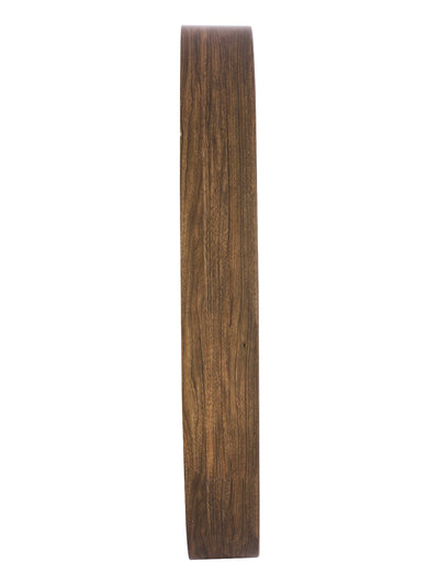 Luxury Wooden Finish Modern Wall Clock With Quartz Silent Sweep Technology <small> (wood grain rim-teak/white)</small>