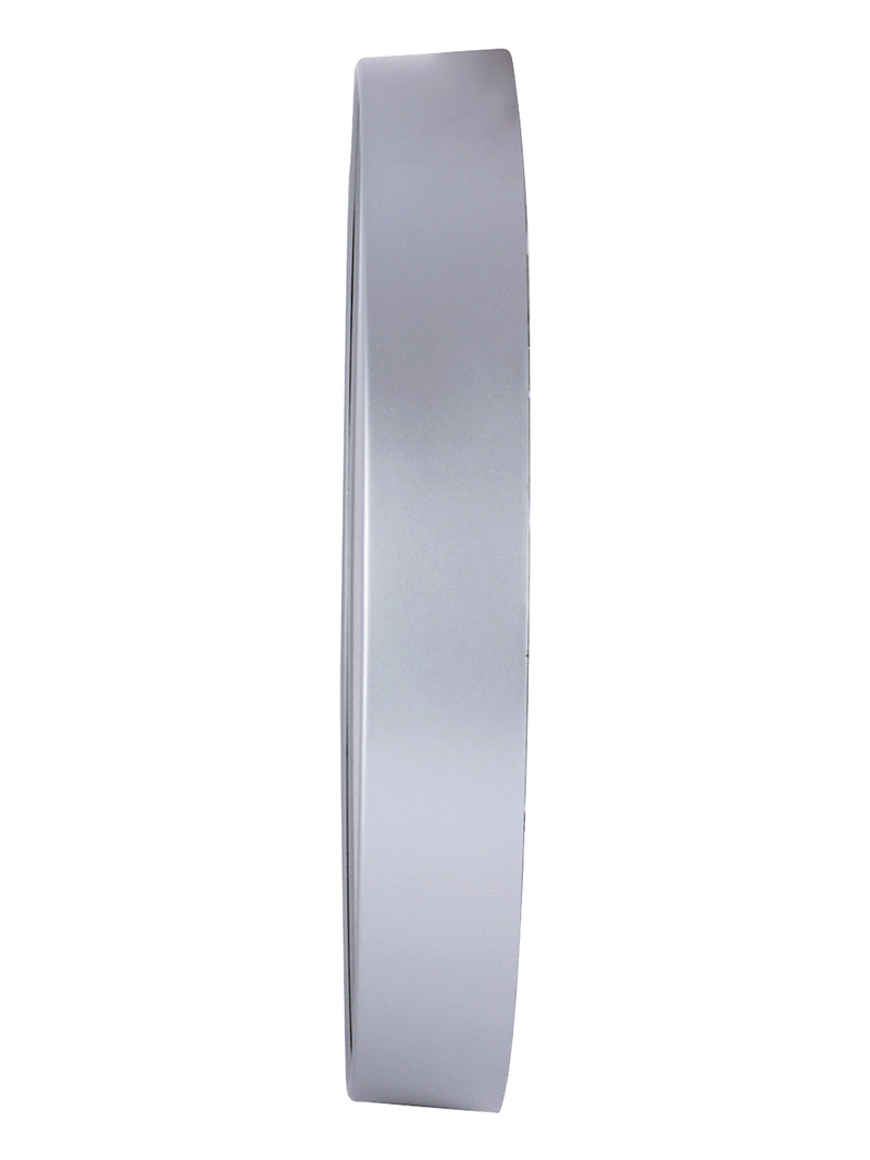 Modern Wall Clock For Latest Stylish Home With Quartz Silent Sweep Technology <small> (solid matt-navy/silver)</small>