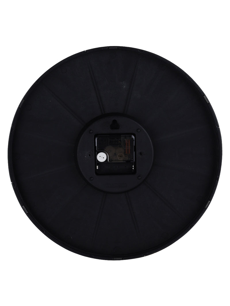 Modern Wall Clock For Latest Stylish Home With Quartz Silent Sweep Technology <small> (solid matt-grey/gold)</small>