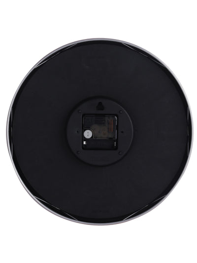 Premium Metal Modern Wall Clock With Quartz Silent Sweep Technology <small> (metal rim - 3d dial-white/rosegold)</small>