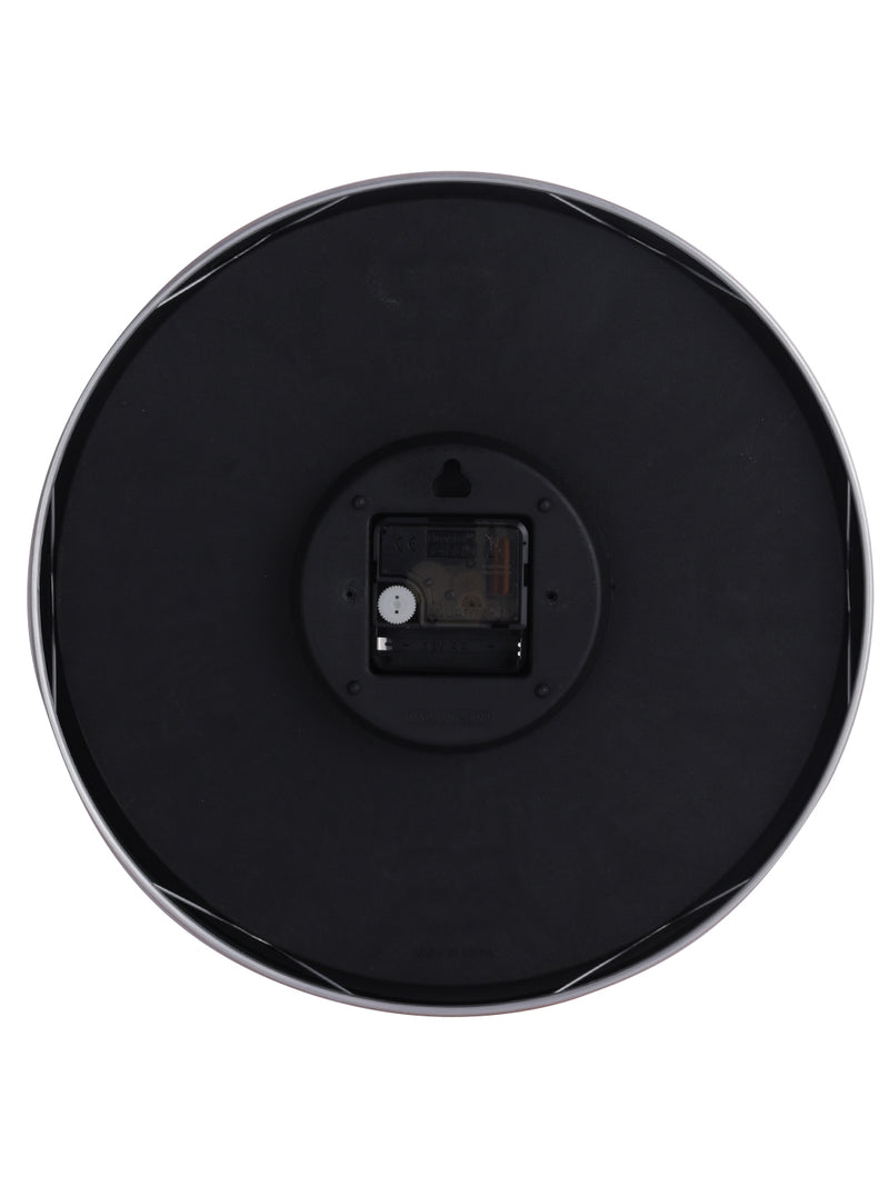 Premium Metal Modern Wall Clock With Quartz Silent Sweep Technology <small> (metal rim - 3d dial-white/rosegold)</small>