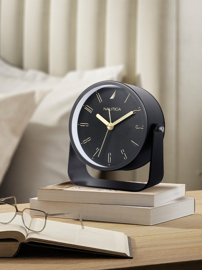 Modern Wall Clock For Latest Stylish Home With Quartz Silent Sweep Technology <small> (solid matt-black)</small>