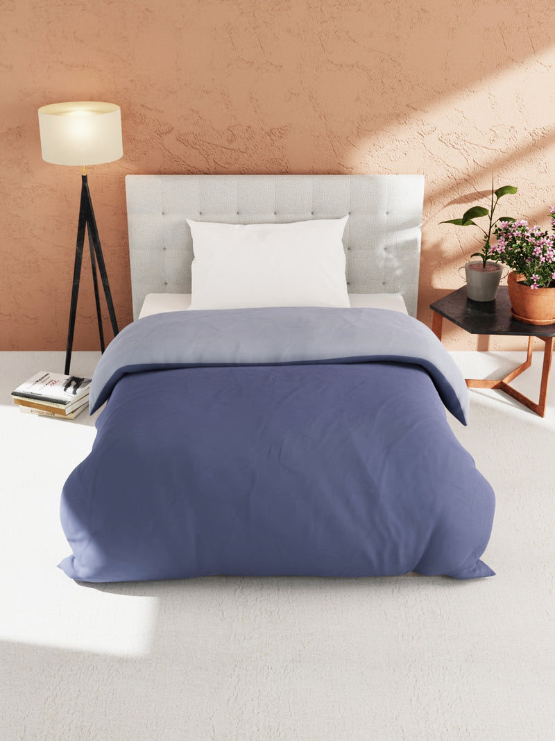 Ultra Soft Microfiber Reversible Comforter For All Weather <small> (reversible-grape/lavender)</small>