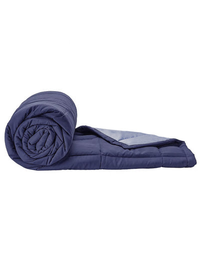 Ultra Soft Microfiber Reversible Comforter For All Weather <small> (reversible-grape/lavender)</small>