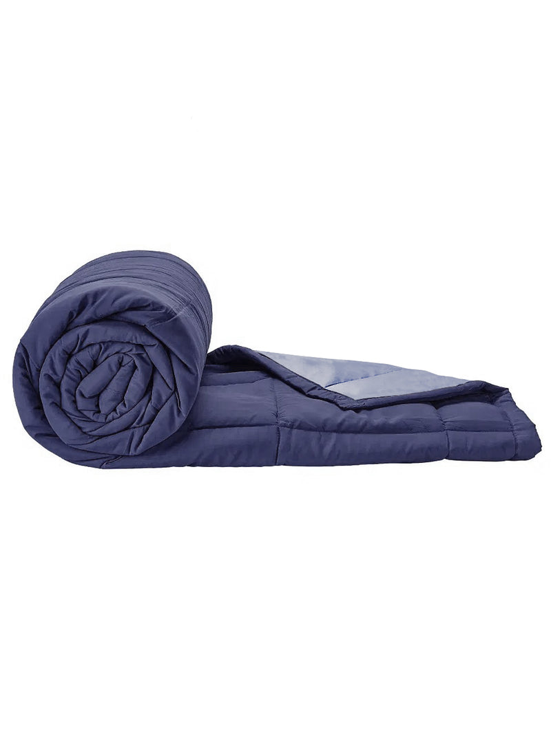 Ultra Soft Microfiber Reversible Comforter For All Weather <small> (reversible-grape/lavender)</small>