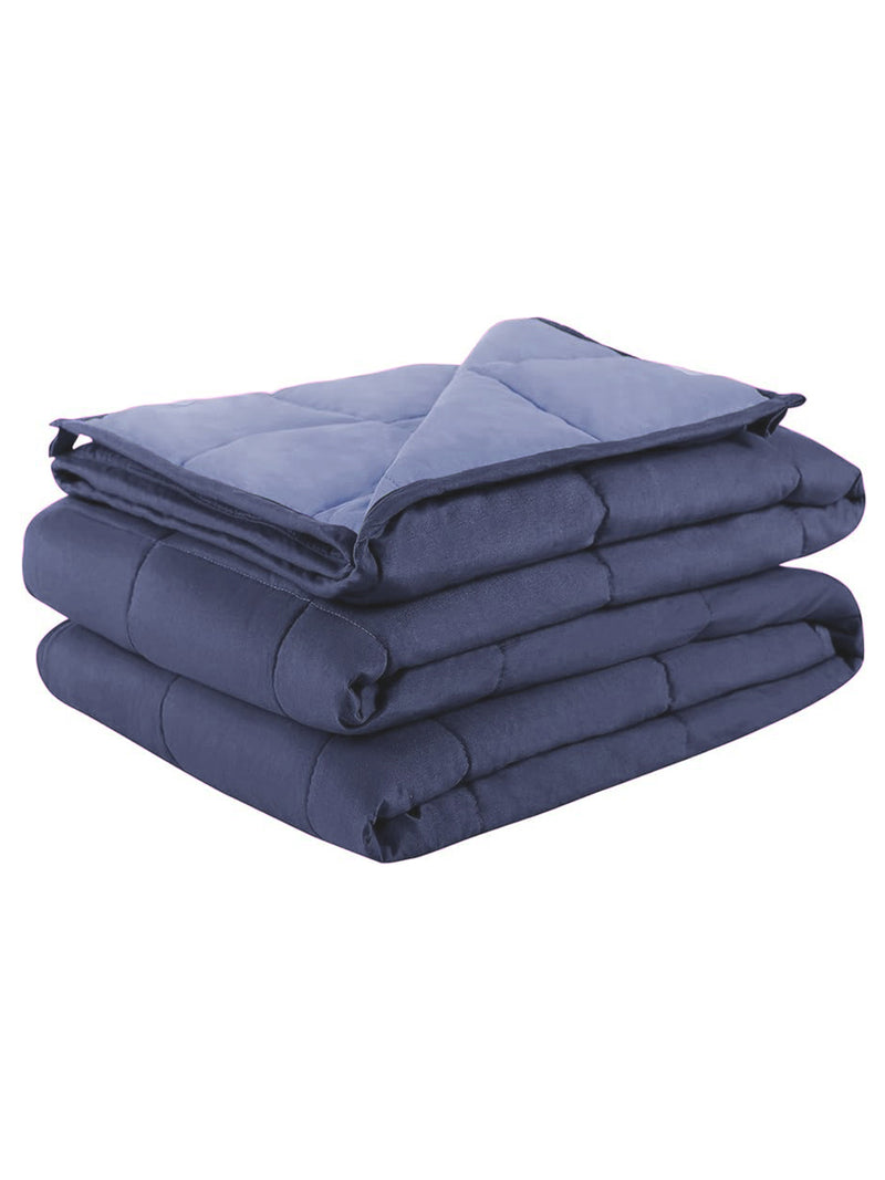 Ultra Soft Microfiber Reversible Comforter For All Weather <small> (reversible-grape/lavender)</small>