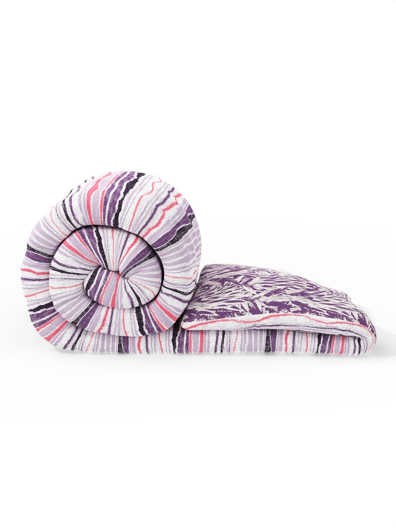 Super Soft Microfiber Comforter For All Weather <small> (abstract-lilac)</small>