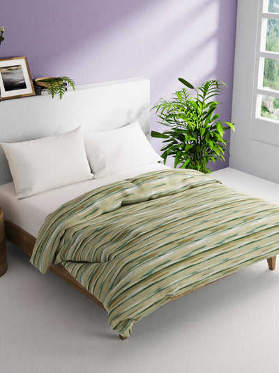 Super Soft 100% Natural Cotton Fabric Comforter For All Weather <small> (abstract-sage/multi)</small>