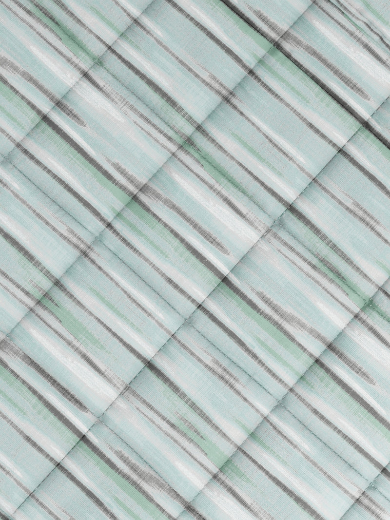 Super Soft 100% Cotton Fabric Comforter For All Weather <small> (abstract-seagreen)</small>