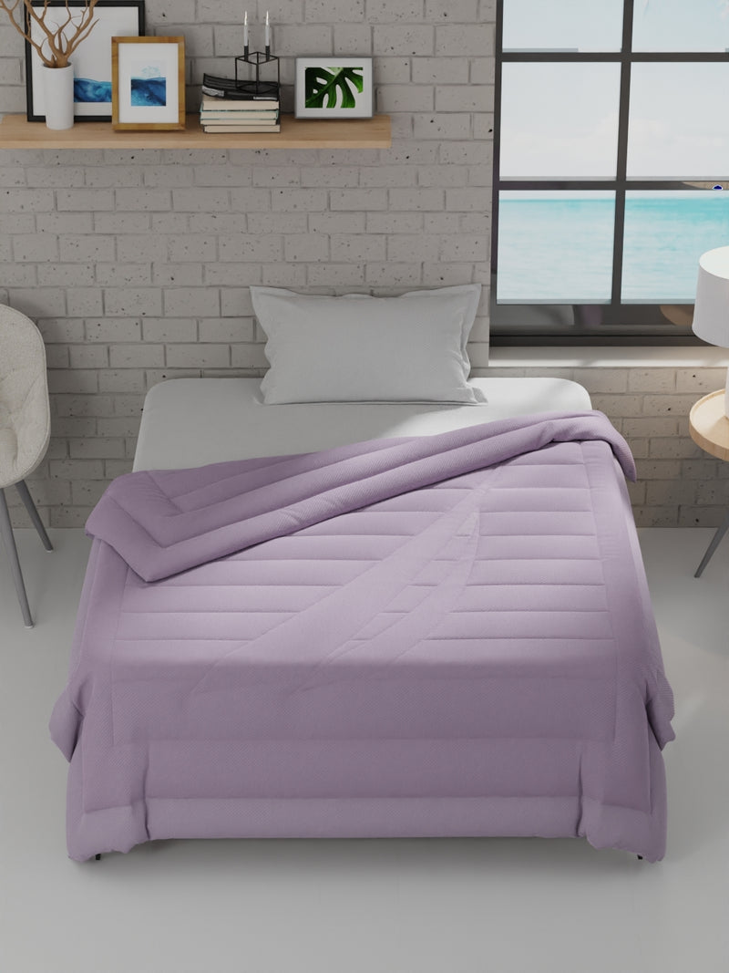 Ultra Soft Luxurious Comforter For All Weather <small> (solid-mauve)</small>