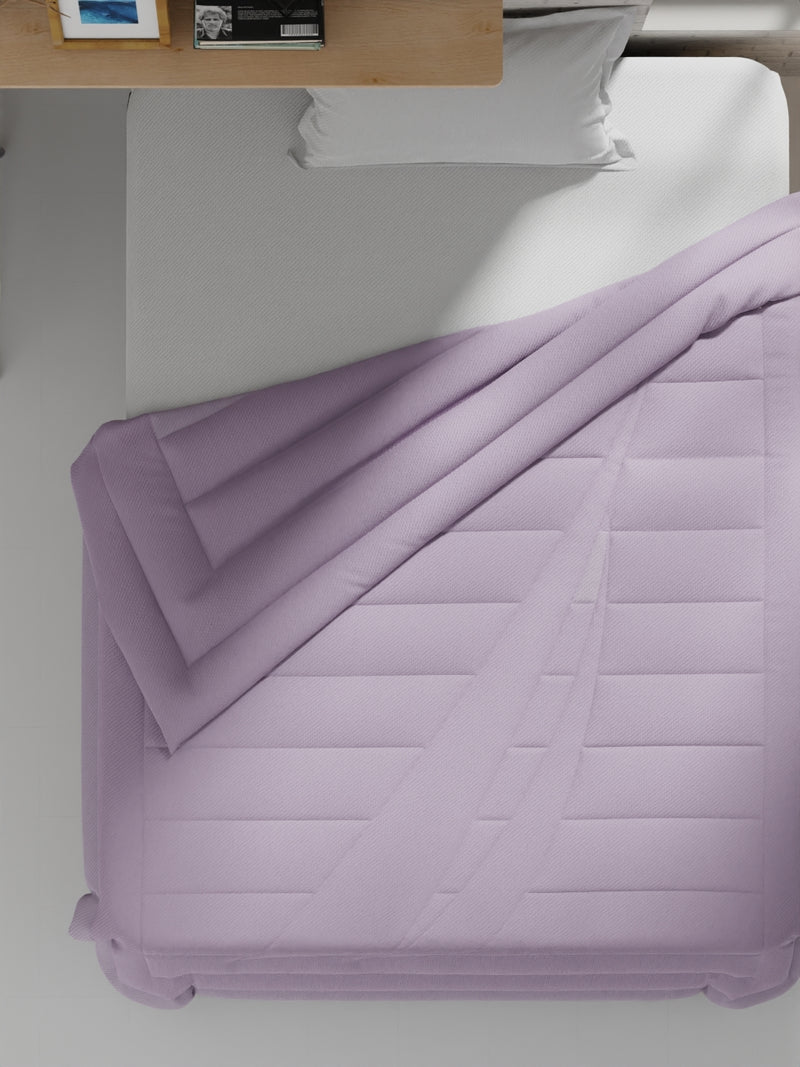 Ultra Soft Luxurious Comforter For All Weather <small> (solid-mauve)</small>