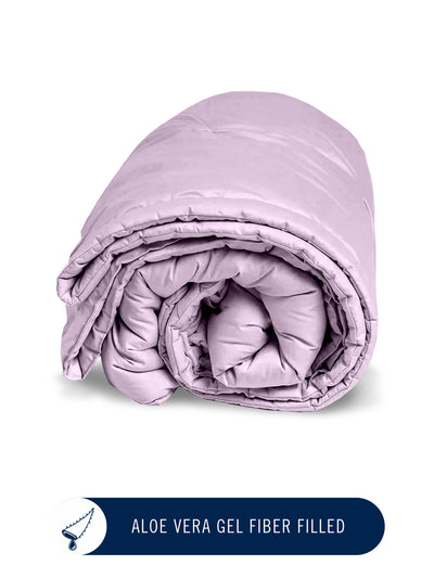 Ultra Soft Luxurious Comforter For All Weather <small> (solid-mauve)</small>