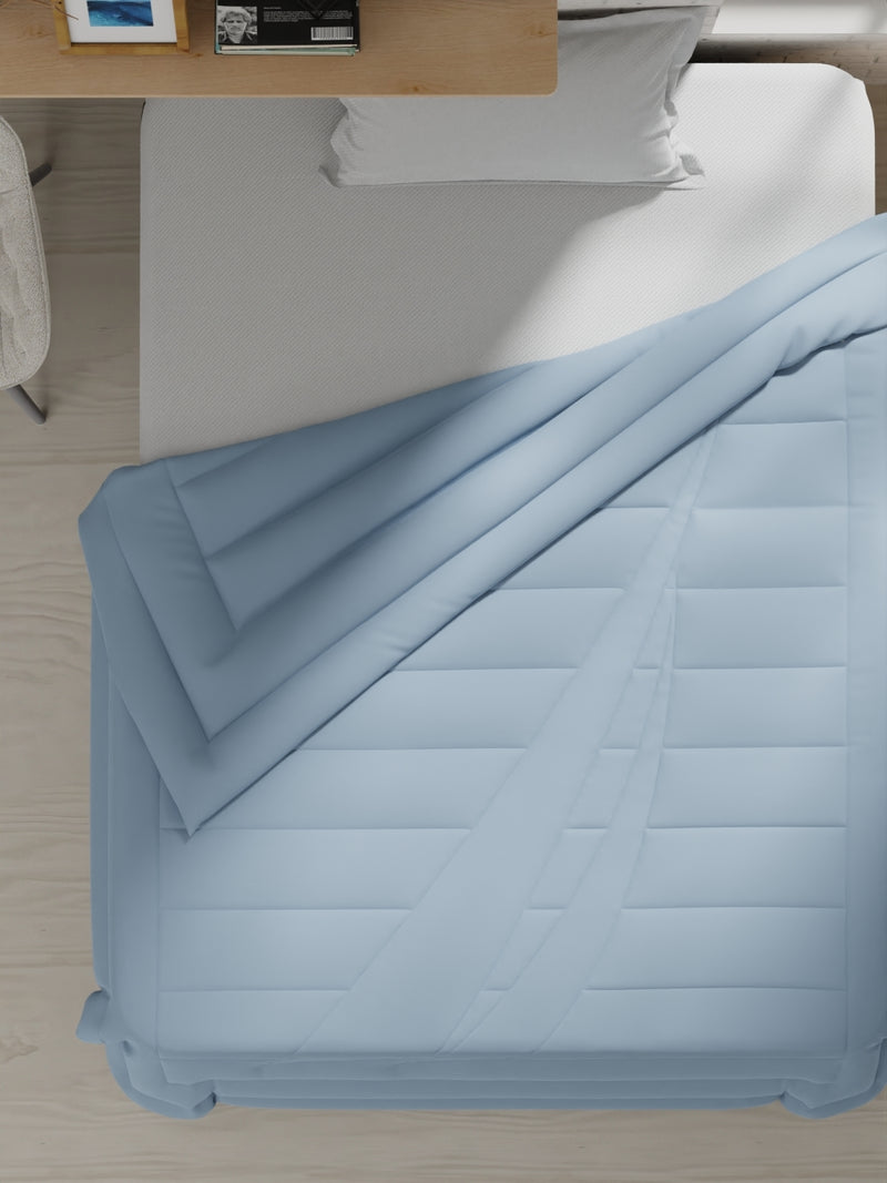 Ultra Soft Luxurious Comforter For All Weather <small> (solid-jeanblue)</small>