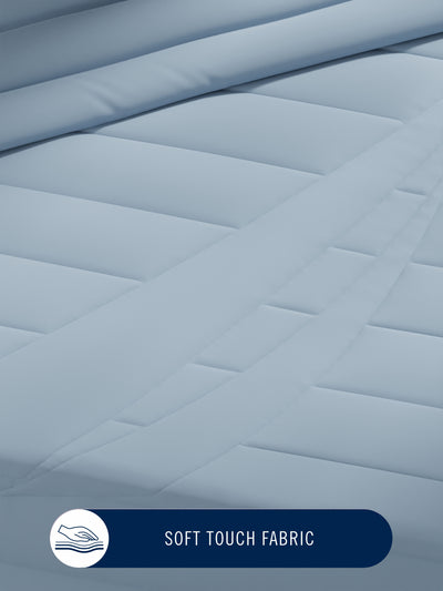 Ultra Soft Luxurious Comforter For All Weather <small> (solid-jeanblue)</small>
