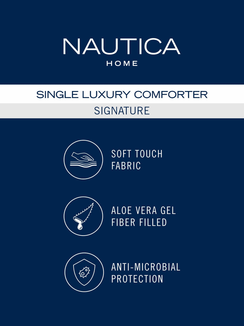 Ultra Soft Luxurious Comforter For All Weather <small> (solid-jeanblue)</small>