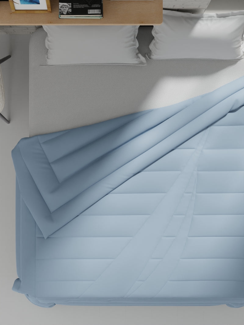 Ultra Soft Luxurious Comforter For All Weather <small> (solid-jeanblue)</small>