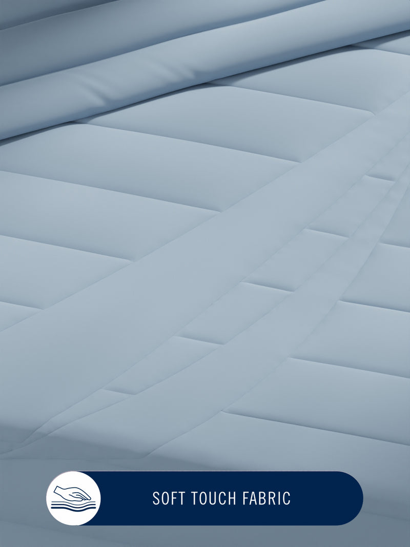 Ultra Soft Luxurious Comforter For All Weather <small> (solid-jeanblue)</small>