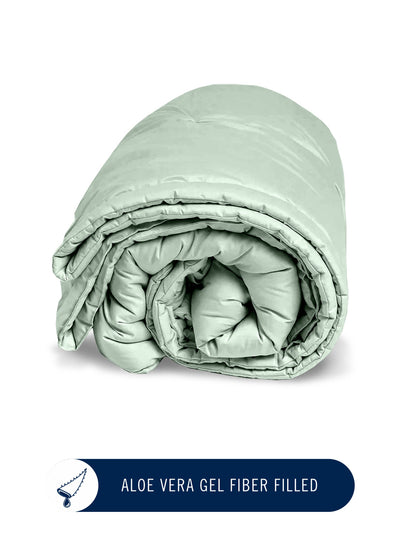 Ultra Soft Luxurious Comforter For All Weather <small> (solid-olive)</small>