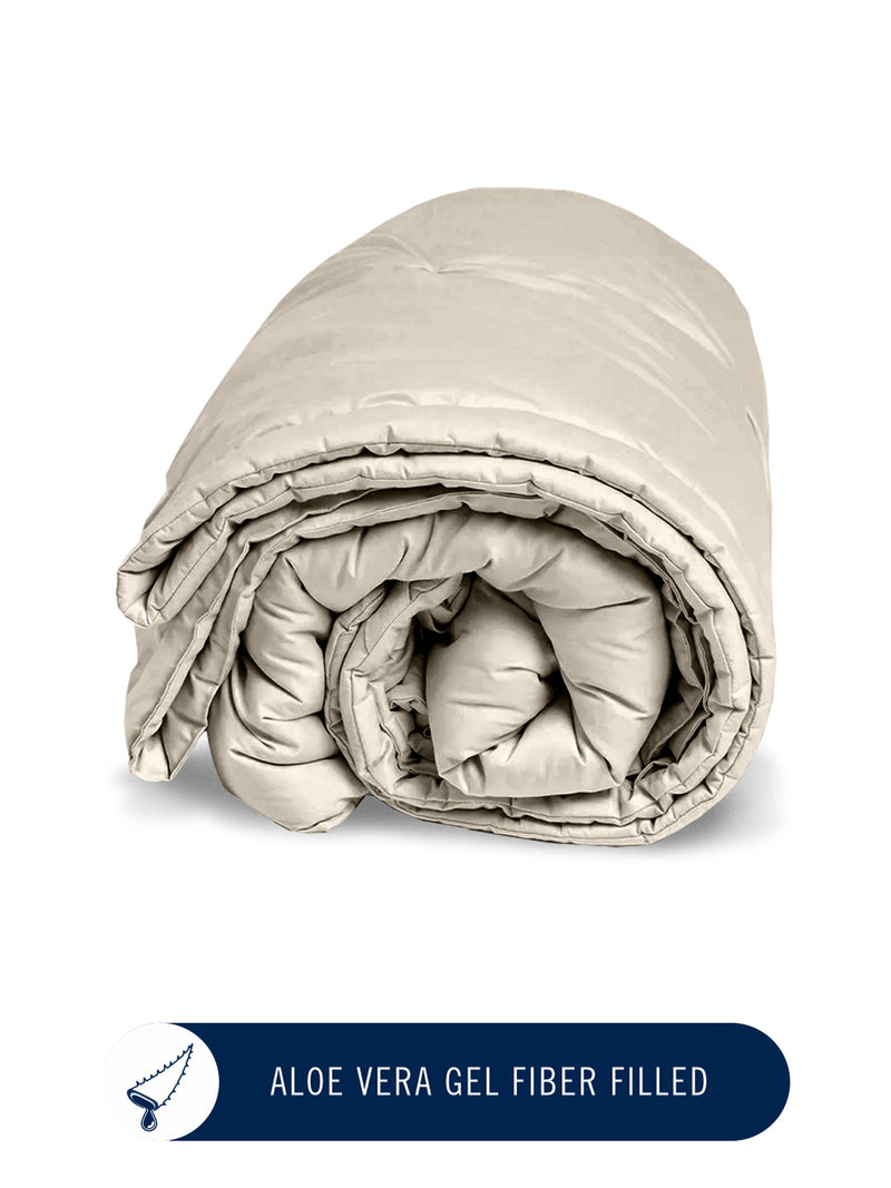 Ultra Soft Luxurious Comforter For All Weather <small> (solid-pearl)</small>