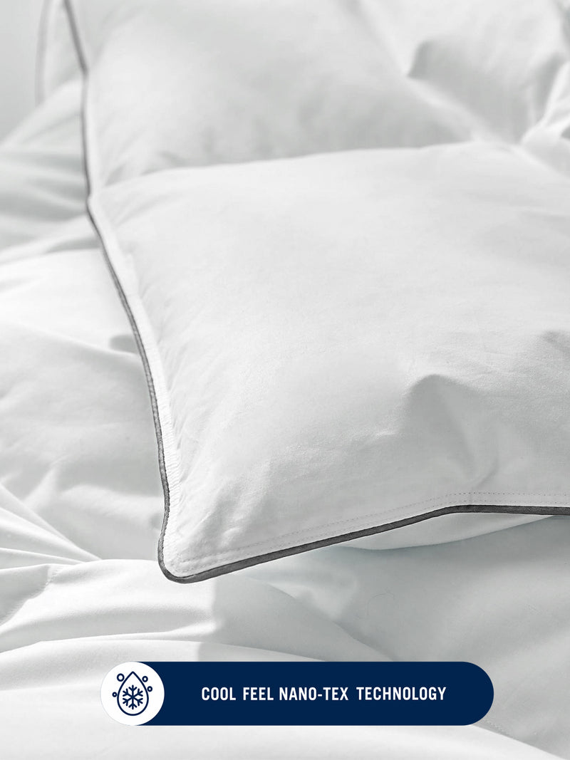 Super Soft Microfiber Double Comforter For All Weather <small> (solid-white)</small>
