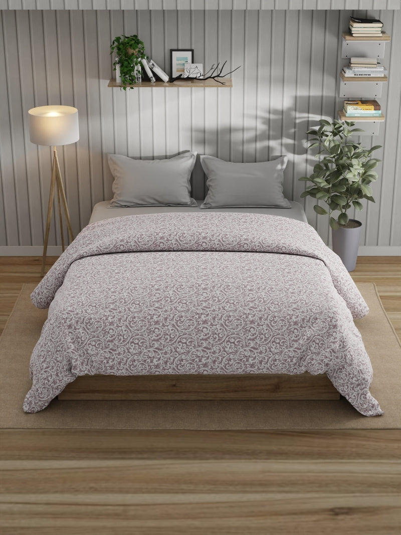 Super Fine 100% Egyptian Satin Cotton Comforter For All Weather <small> (ornamental-pink)</small>