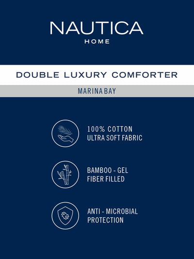 Super Fine 100% Egyptian Satin Cotton Comforter For All Weather <small> (ornamental-blue)</small>
