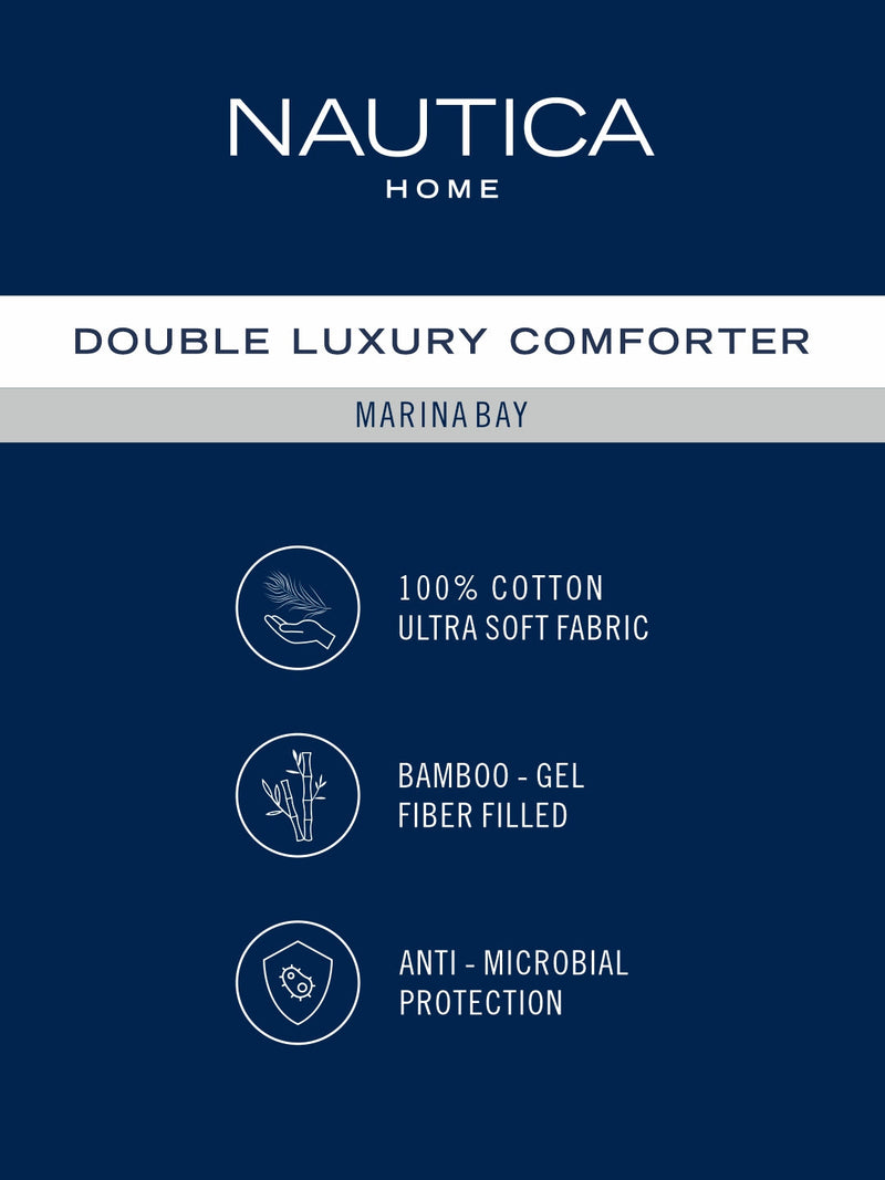 Super Fine 100% Egyptian Satin Cotton Comforter For All Weather <small> (ornamental-blue)</small>