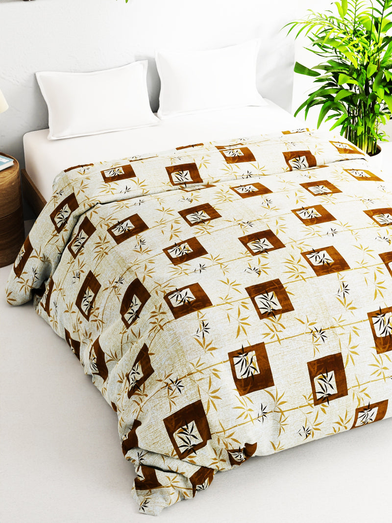 Super Soft 100% Natural Cotton Fabric Comforter For All Weather <small> (geometric-sage)</small>
