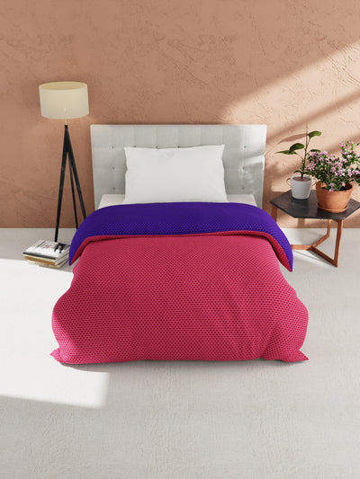 Ultra Soft Microfiber Reversible Comforter For All Weather <small> (reversible-yellow/red)</small>