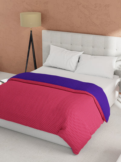 Ultra Soft Microfiber Reversible Comforter For All Weather <small> (reversible-blue/yellow)</small>