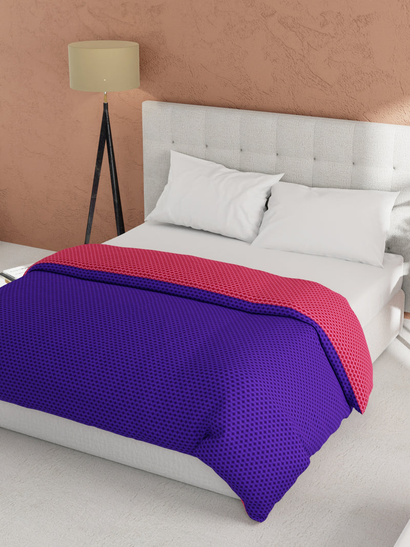 Ultra Soft Microfiber Reversible Comforter For All Weather <small> (reversible-blue/yellow)</small>