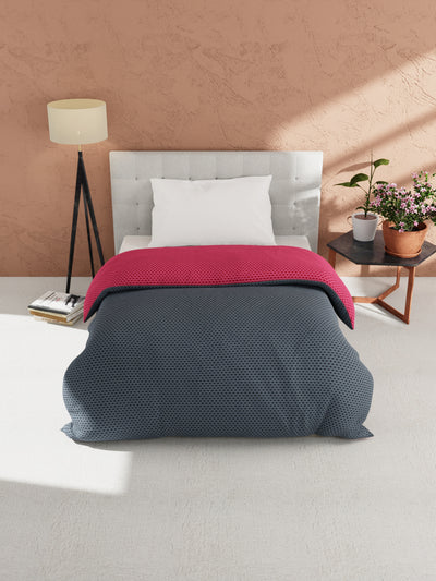 Ultra Soft Microfiber Reversible Comforter For All Weather <small> (reversible-blue/yellow)</small>
