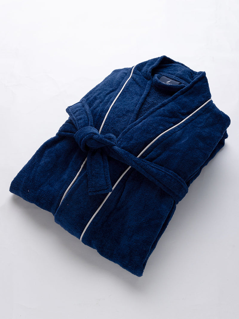 Luxurious Ultra Soft Bath Robe <small> (solid-navy)</small>