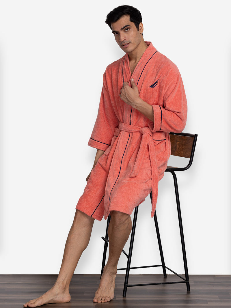 Luxurious Ultra Soft Bath Robe <small> (solid-navy)</small>