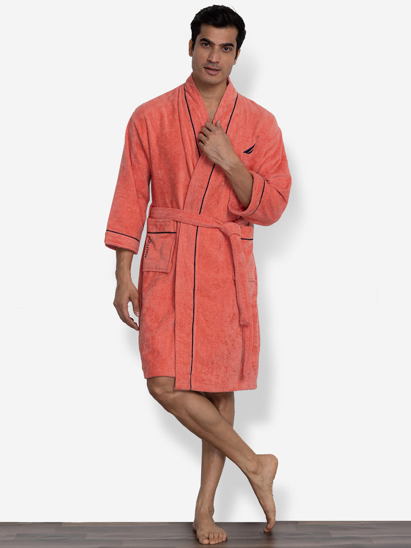 Luxurious Ultra Soft Bath Robe <small> (solid-navy)</small>