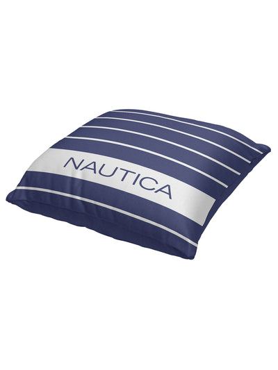 Premium Cotton Printed Cushion Covers <small> (stripe-navy)</small>