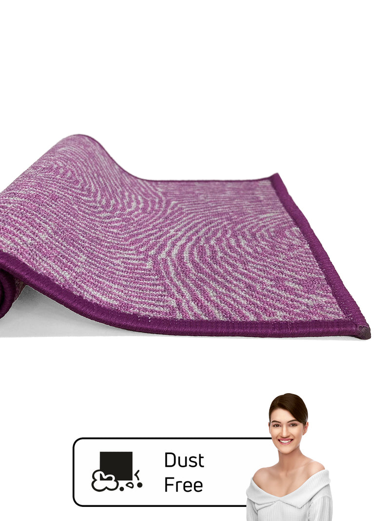 Highly Durable Anti Slip Door Mat <small> (spiral-maroon/beige)</small>