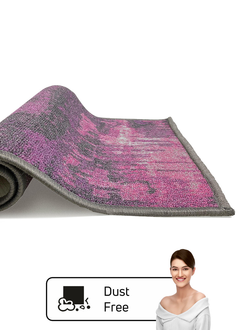 Highly Durable Anti Slip Door Mat <small> (abstract-purple/grey)</small>