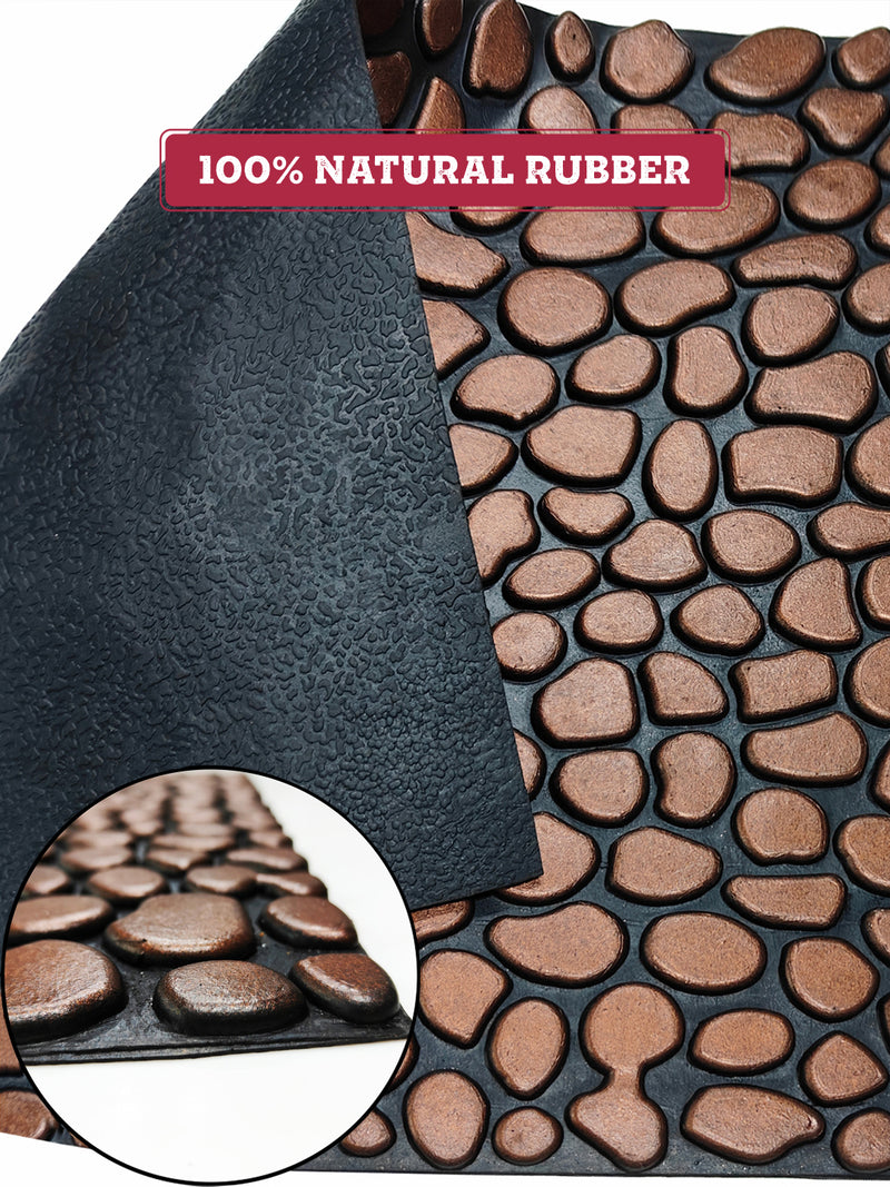Multipurpose Rubber Mat – Anti-Skid, Waterproof <small> (abstract-copper)</small>