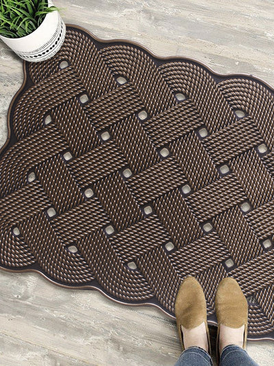 Multipurpose Rubber Mat – Anti-Skid, Waterproof <small> (abstract-brown)</small>