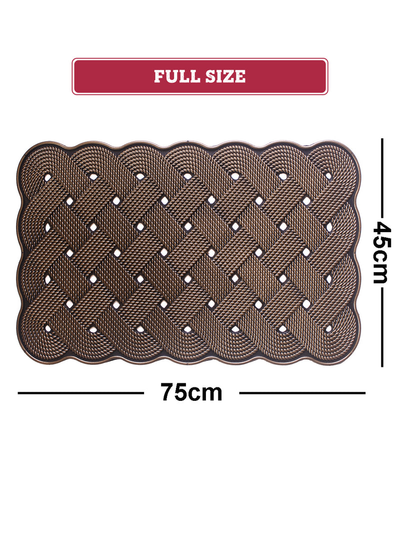 Multipurpose Rubber Mat – Anti-Skid, Waterproof <small> (abstract-brown)</small>