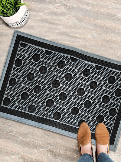 Multipurpose Rubber Mat – Anti-Skid, Waterproof <small> (abstract-silver)</small>